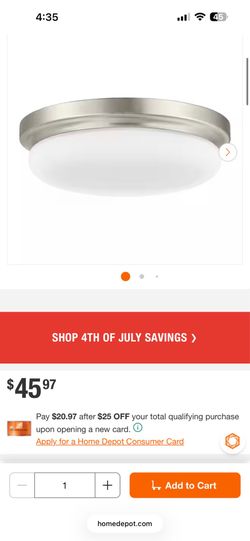 15 in flush lamps