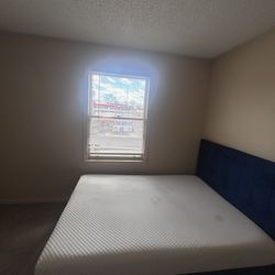 Full size mattress and frame !