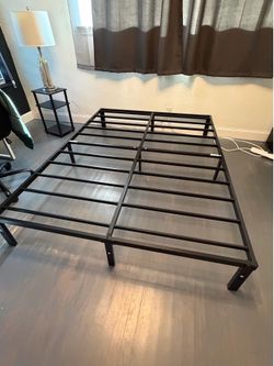 Queen mattress & bed frame