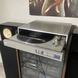 Vintage Turntable Sony PS-FL1 – Mint Condition Futuristic Front-Loader with Manual for $159! 🔥