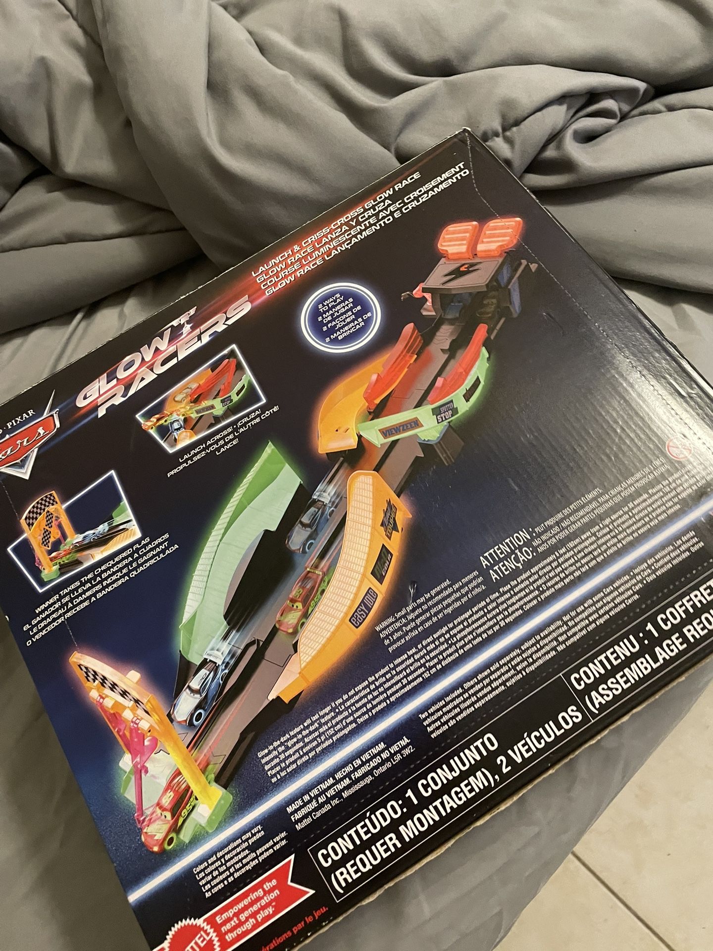 12$ Cars Kids Racetrack (BRAND NEW*~Son Just Took Out The Cars) He Got 2 Of These For His Bday
