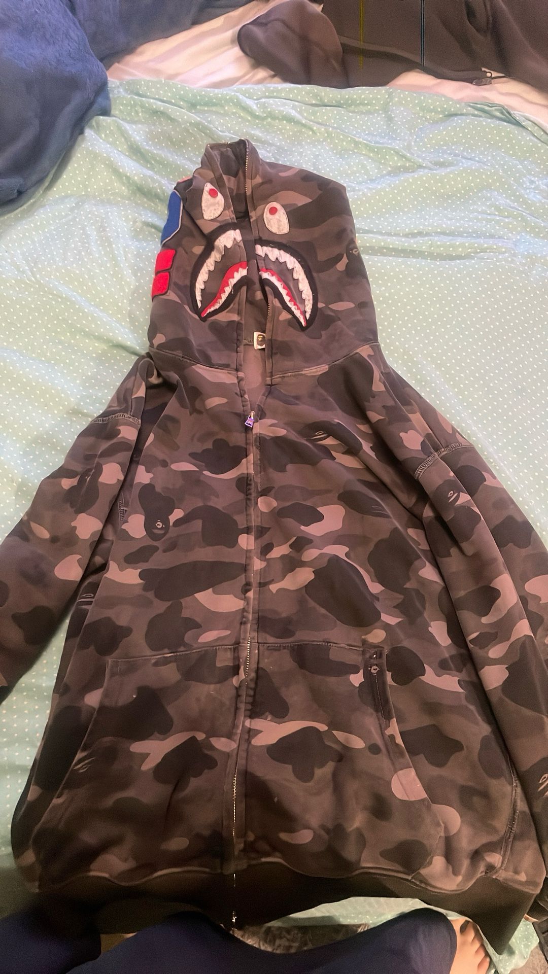 Dark Grey Bape Hoodie