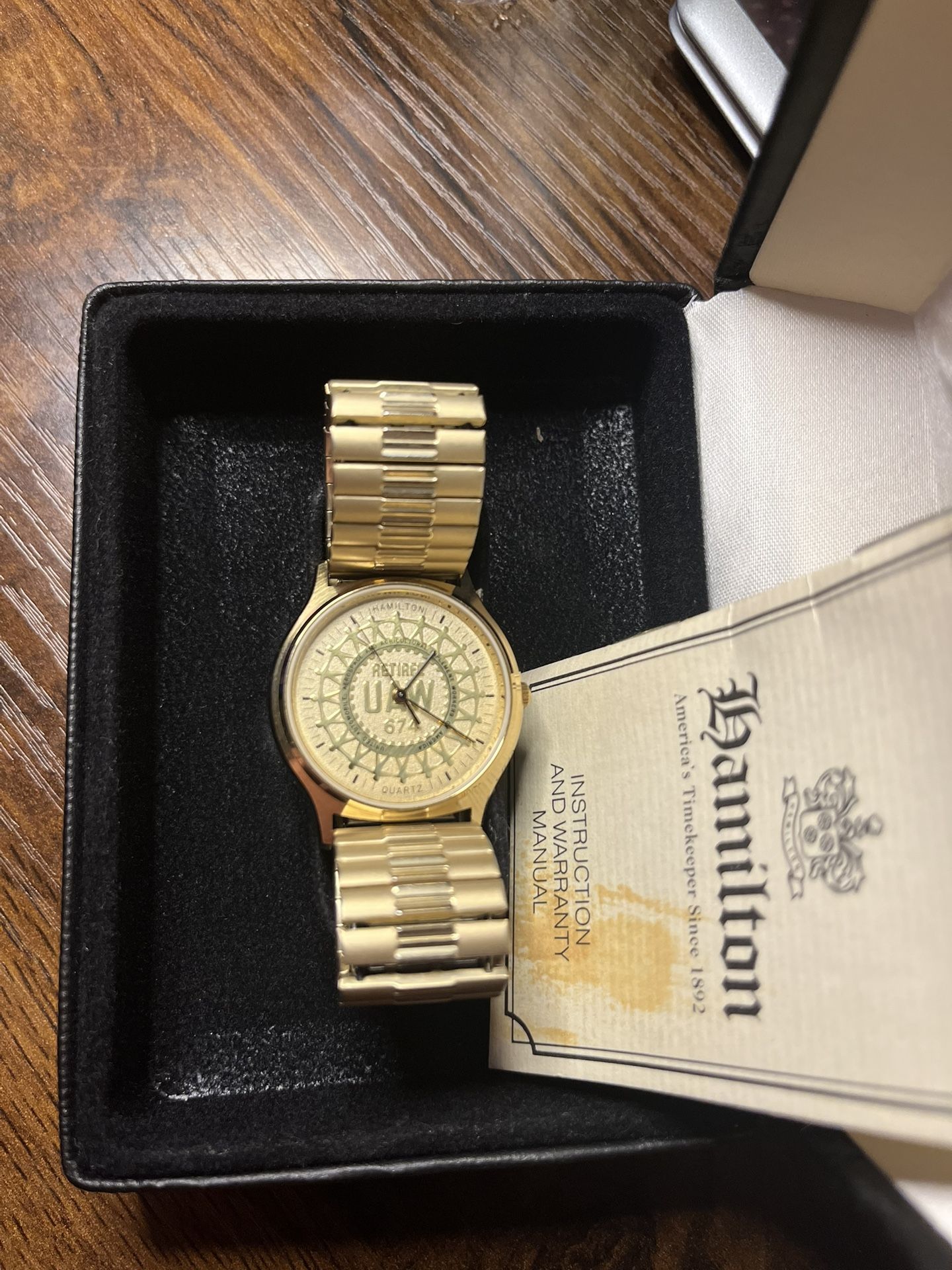 Vintage UAW Gold Watch
