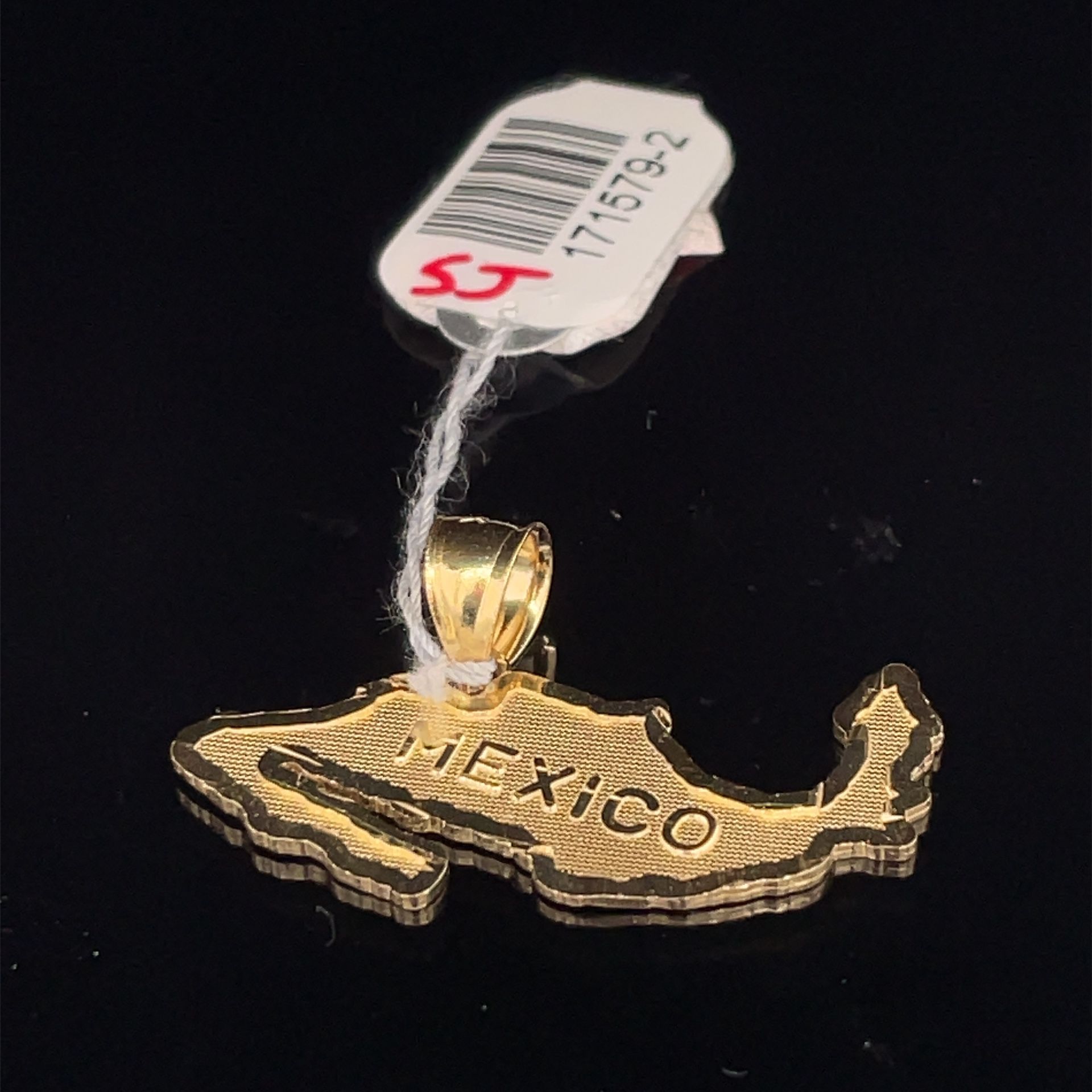 14KT Yellow Gold Mexico Pendant 2.00g 171579/2