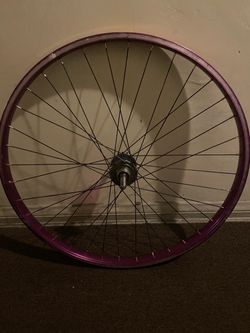 Purple rim freewheel