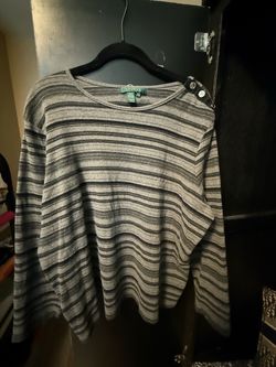 Lauren Ralph Lauren Striped Knit Sweater