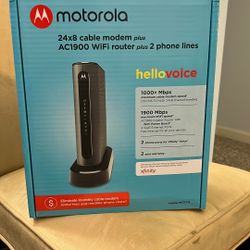 NEW Motorola Modem-Router