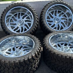 WHEELS TIS 24x14 FORD F-150 CHEVY TAHOE YUKON