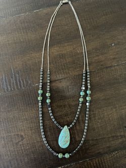 Turquoise Gem Necklace