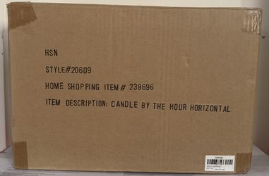 Brand New Candle by the Hour Horizontal Beeswax Candle - NIB