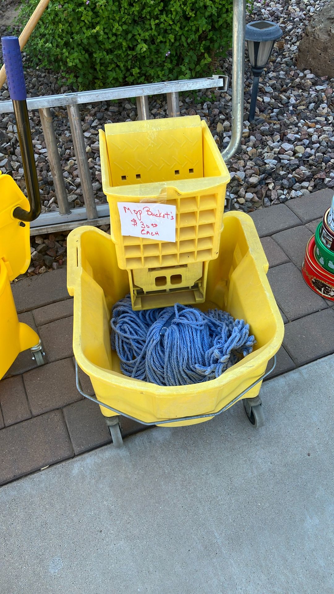 Industrial Mop And Buckets