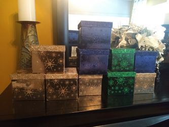 Christmas Gift Boxes $1.00 EACH ( REGULAR PRICE $2-3.00 EACH)
