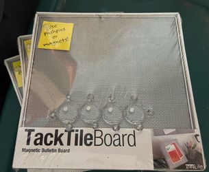 New. (3) available. Magnetic tile tack boards