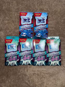 Pokémon Knock Out Collection Bundle Kyroge & Suicune x6