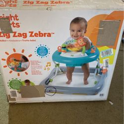 Bright Starts Zig Zag Zebra Baby Walker