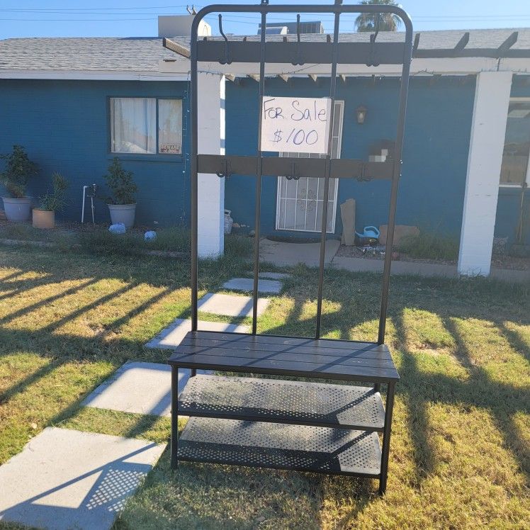 Coat Hanger Shoe Rack