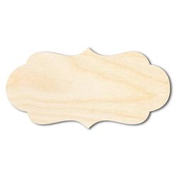 Unfinished Wood Award Plaque Silhouette - Craft - 24" / 3/4"