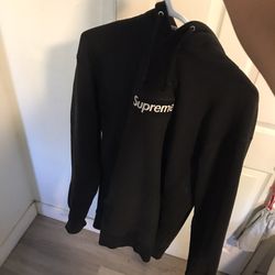 Supreme Black Box Logo Hoodie XL