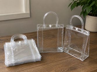 Clear gift bags