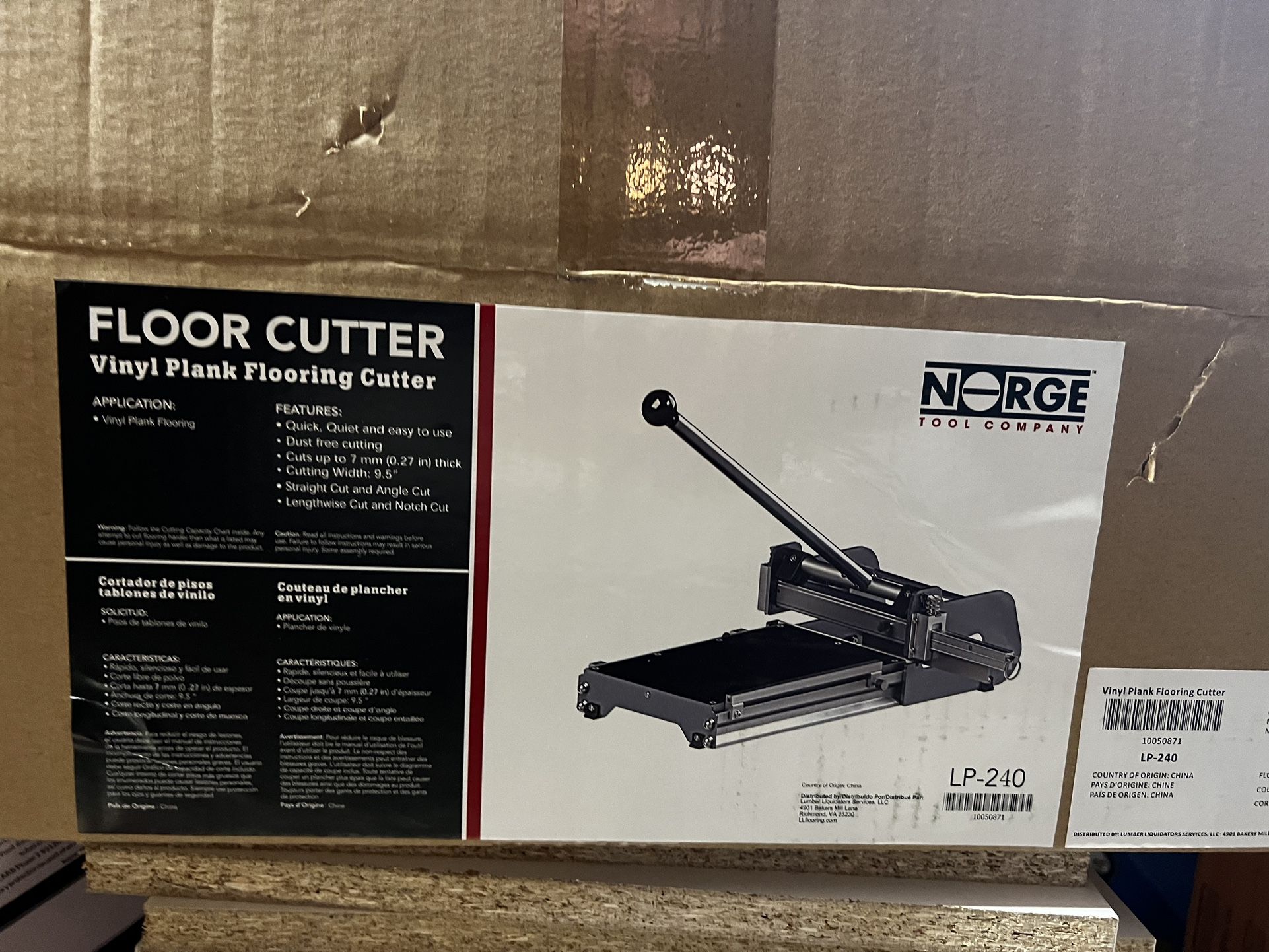 Vinyl Plank Floor Cutter