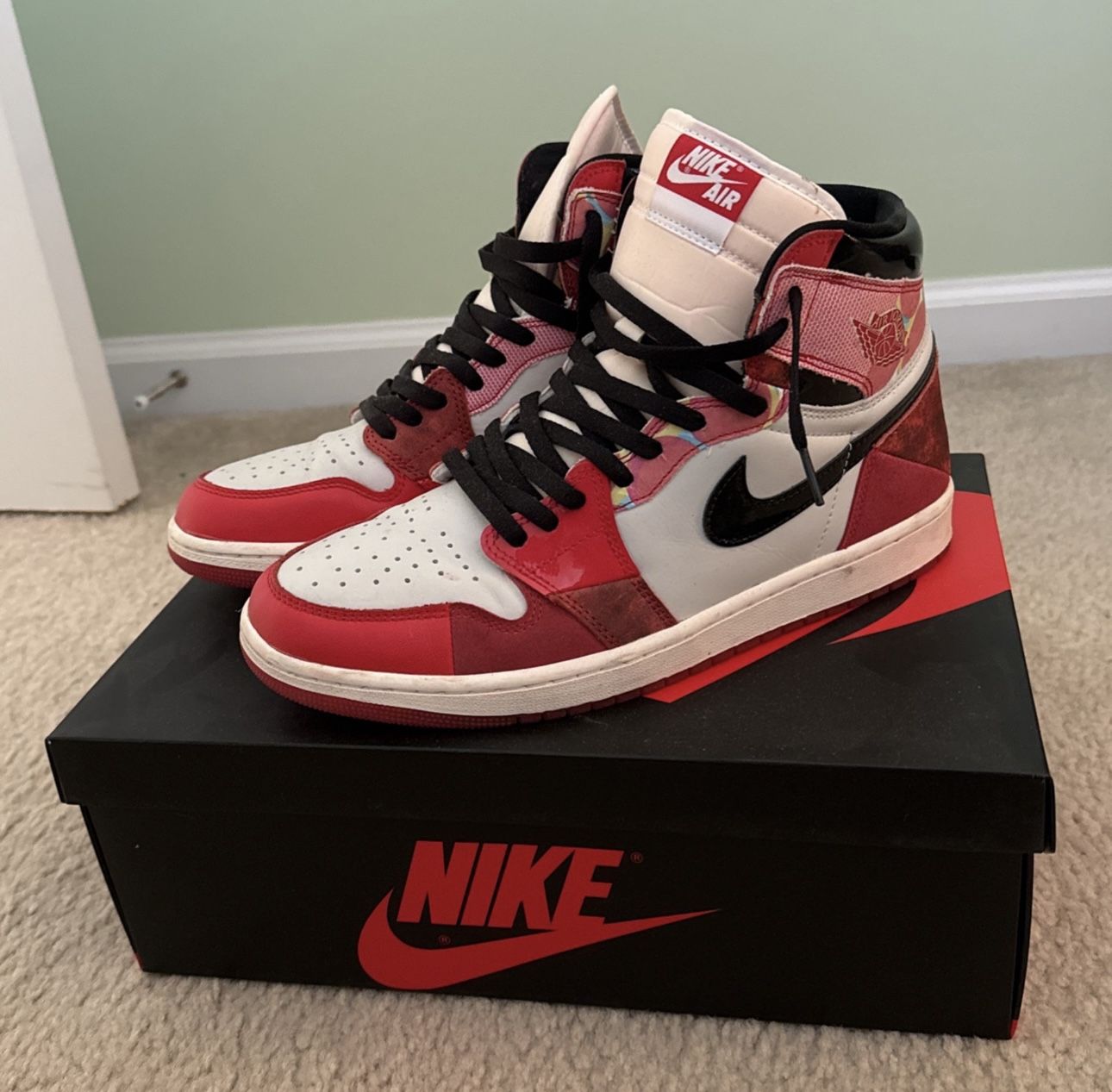 AJ1 Spider Man Across The Spider Verse SIZE 11