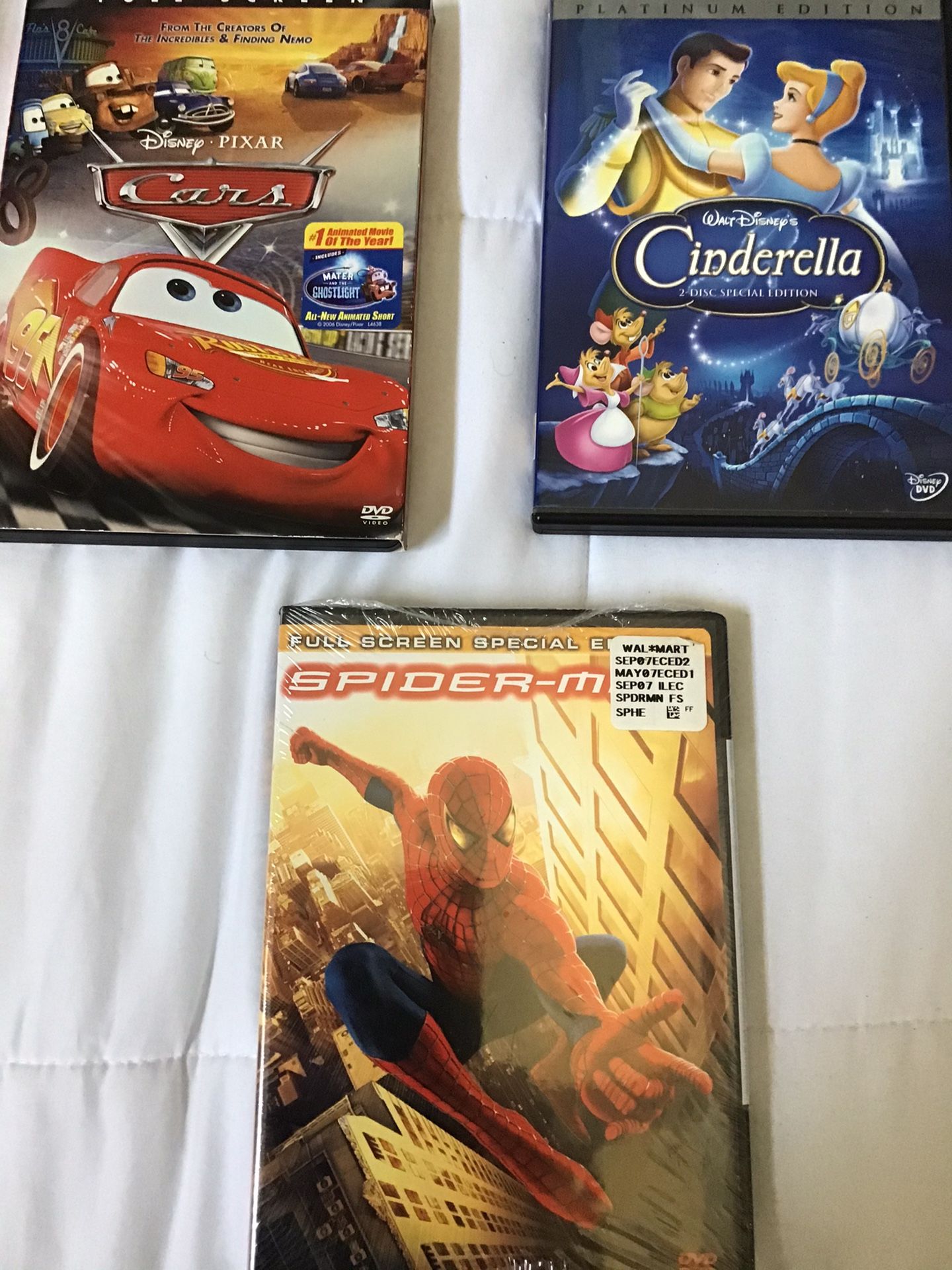3 COLLECTIBLE DVD”S