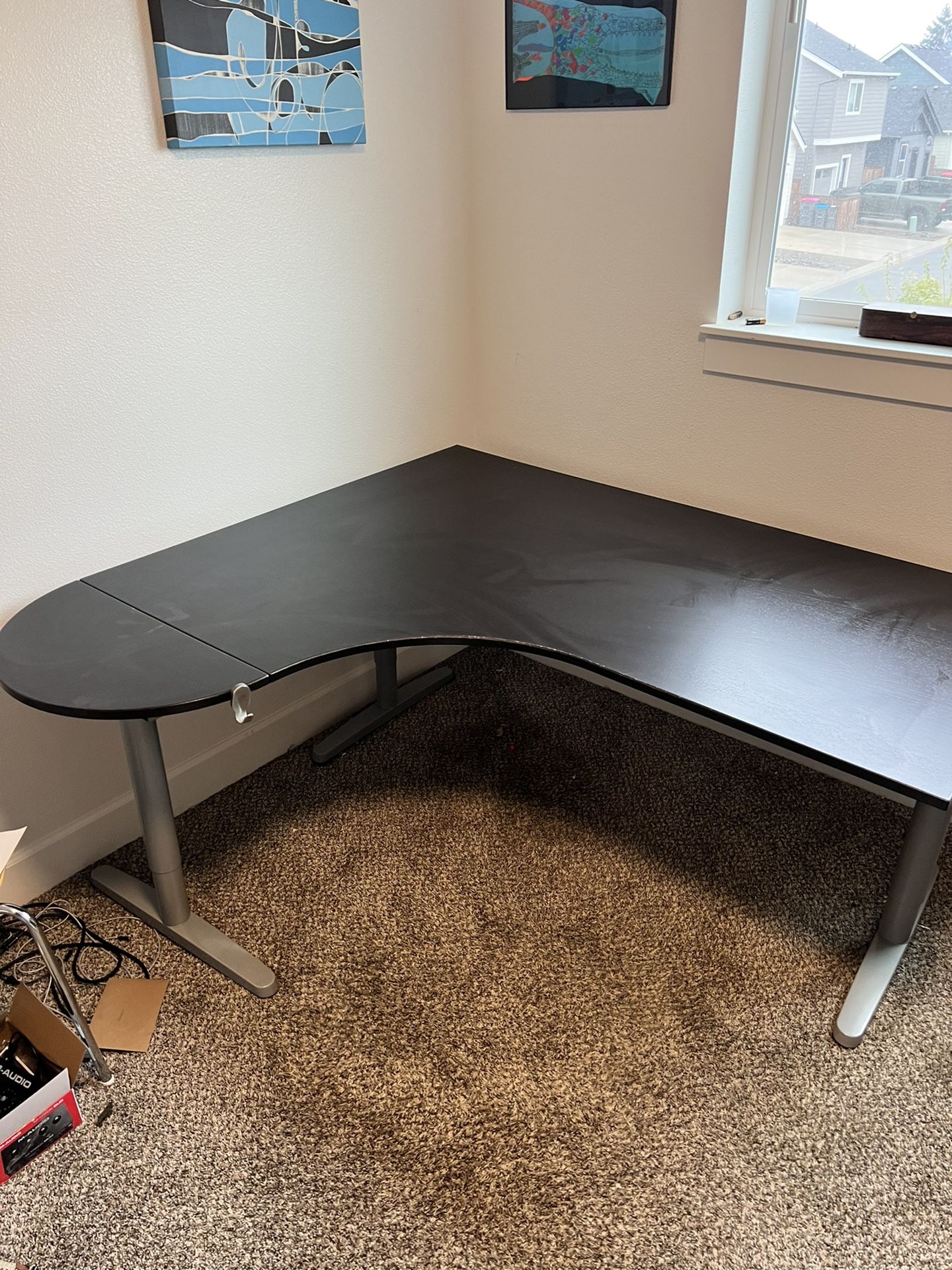 Large IKEA Corner Desk