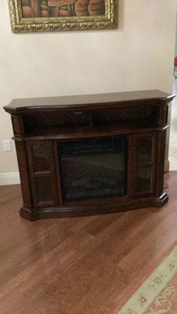 TV STAND FIREPLACE