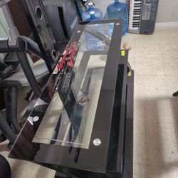 Glass TV Stand