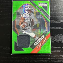 Ja’marr Chase Neon Green Pulsar Premier Jersey Patch