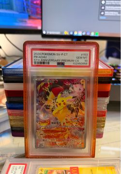Pikachu Chinese 5th anniversary  PSA 10