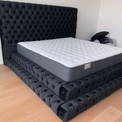 $1199 Brand New King Bed Frame With New Mattress (Read Description Below)