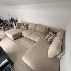 Cream Color Sectional Couch