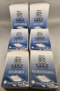 NFL Fleer FACT Cards 1996