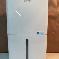 Waykar 2000 Sq. Ft Energy Star Dehumidifier for Home and Basement with Auto or Manual Drainage, Quiet 33dB Operation, 0.6 Gallon Water Tank Capacity