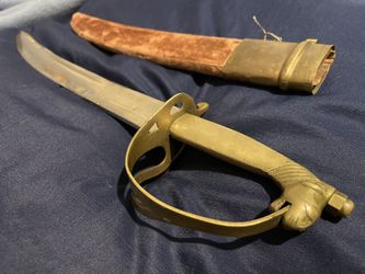 Shamshir India Dress Sword with Scabbard (Vintage;circa 1940)