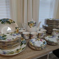 VINTAGE EMERALD CHINA for 8