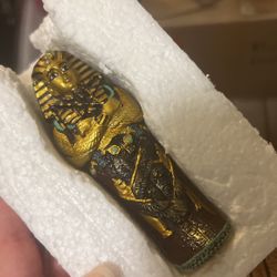 Ancient Egypt SM KING TUT COFFIN W MUMMY