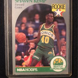 1990 NBA Hoops Shawn Kemp Rookie #279