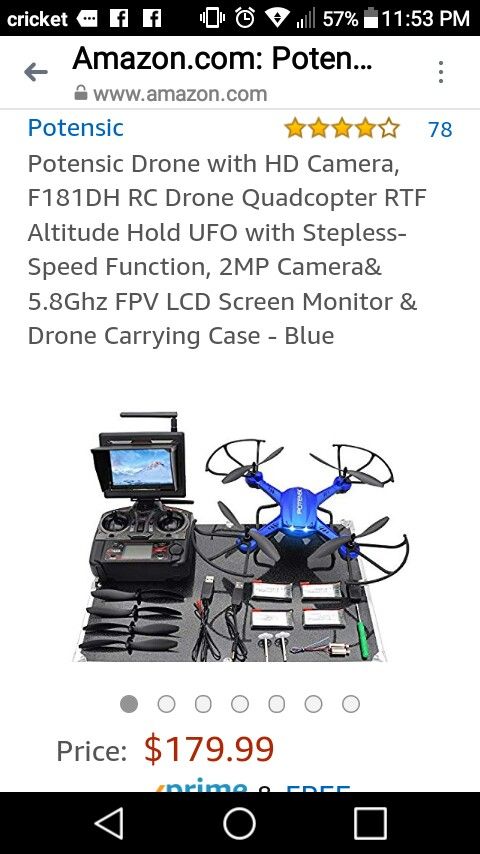 Drone, Potensic F181DH Quadcopter