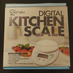 Weight Food Scale Smart Digital Kitchen Scale with Detachable Bowl 5KG X 1g, Weight Grams and Ounces for Coffee, Baking, Cooking
