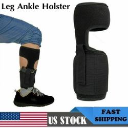 Concealed Pistol Gun Ankle Leg Holster Gun Revolver Carry Wrap Pocket Bag