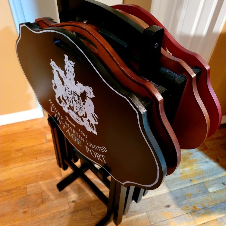 Maurice 4 TV Tray set from Pier 1 for Sale in The Bronx NY OfferUp