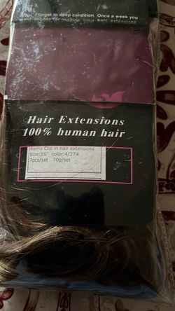 human hair extensions