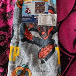 Spiderman Halloween Toddler Blanket 