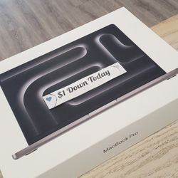 Apple Macbook Pro 14in M4 Chip Brand New  Laptop - $1 DOWN TODAY, NO CREDIT NEEDED - WARRANTY INCLUDED
