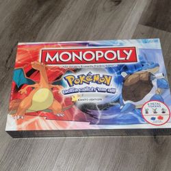 *BRAND NEW, NEVER OPEN, SEALED* MONOPOLY POKÉMON KANTO REGION EDITION 