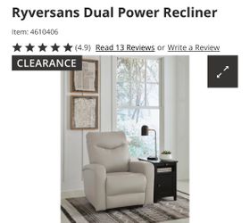 Ryversans Dual Power Recliner