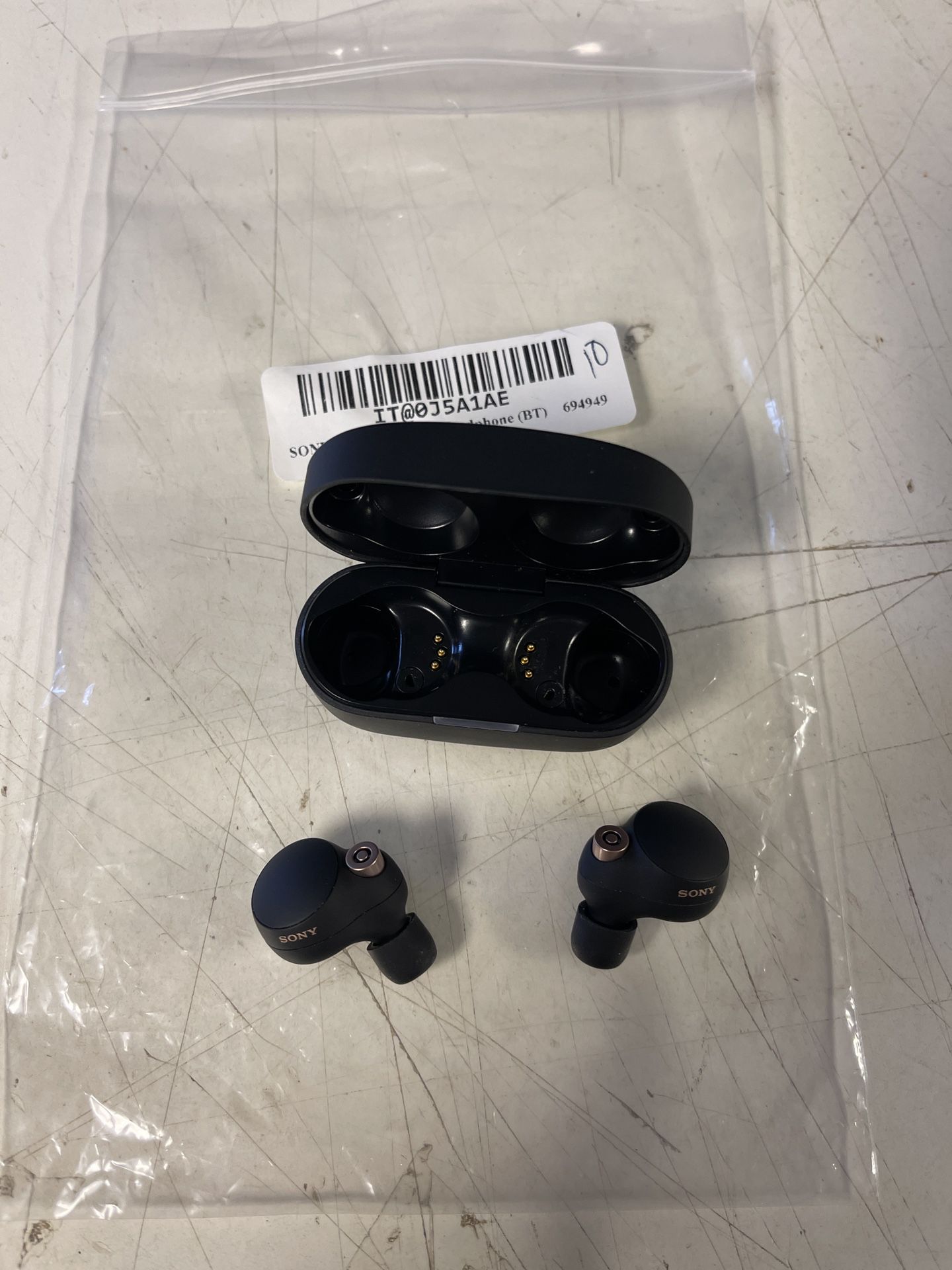 Sony WF-1000XM4 Noise Canceling Wireless Earbuds Headphones - Black WF1000XM4/B