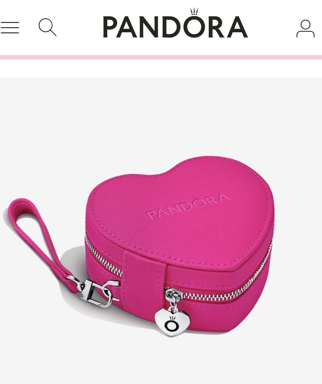 Pandora Heart Shaped Jewelry Box